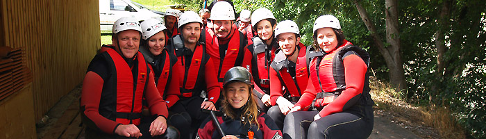 rafting canyoning gruppen angebot oesterreich