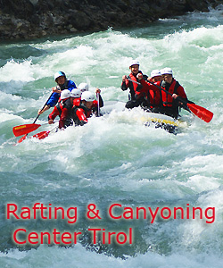 rafting canyoning center tirol