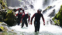 trips en tours voor ( extreem ) Canyoning in de alpenrosenklamm tirol oetztal Oostenrijk 1