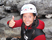 Kado bonnen voor avontuurlijke berg- canyoning raften arrangementen aan het gardameer in Italie