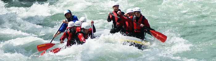 Super avontuur en extreem raften en canyoning tirol Oostenrijk