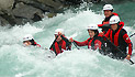 Wild water rafting oetztaler ache tirol oetztal Oostenrijk 4